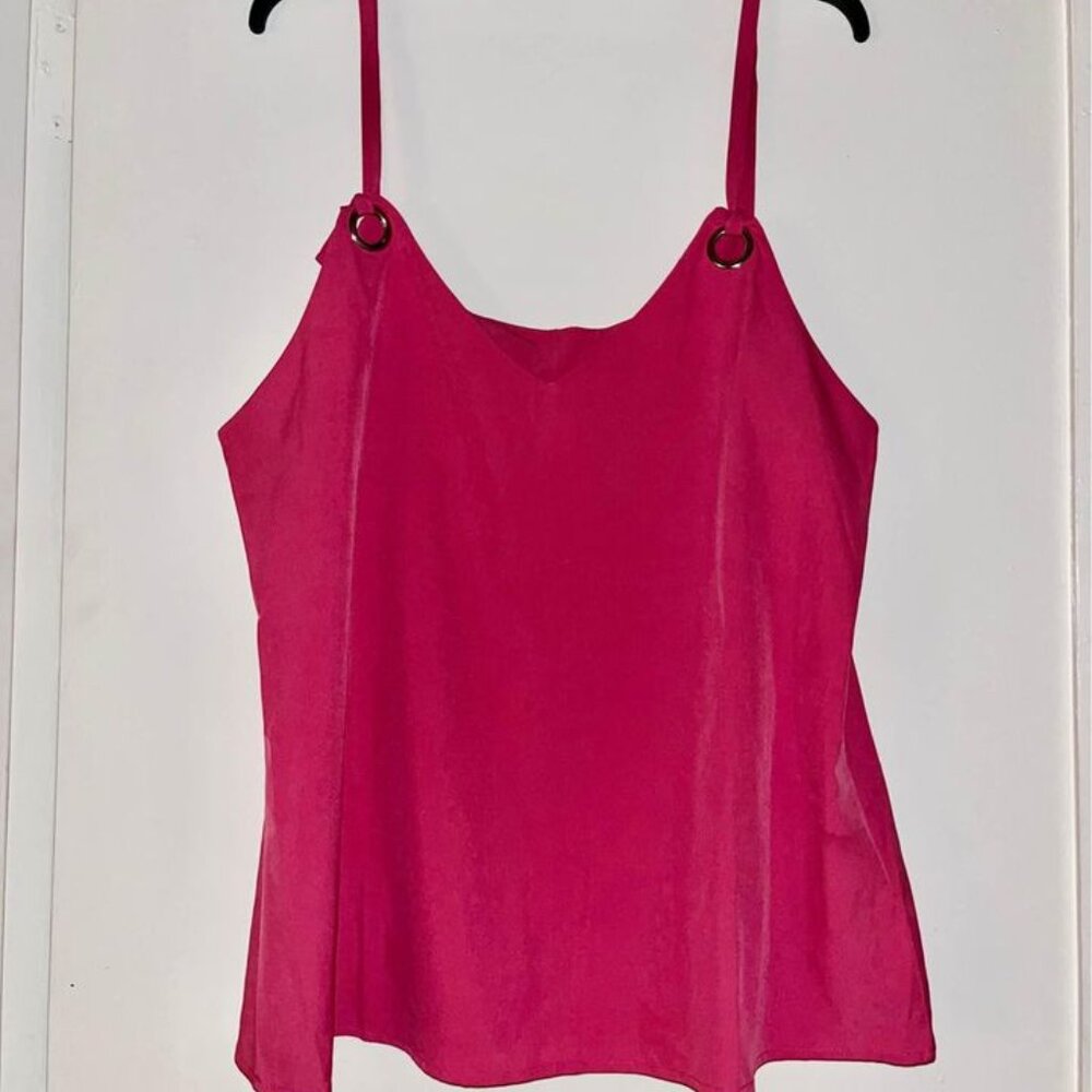 Pink Summer Top with Tie Straps, XL